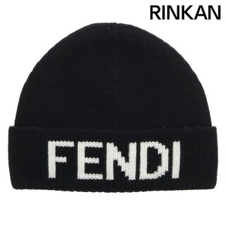 FENDI - フェンディ  24SS  FXQ056 AI4FTU ロゴジャガードニットキャップ帽子 メンズ