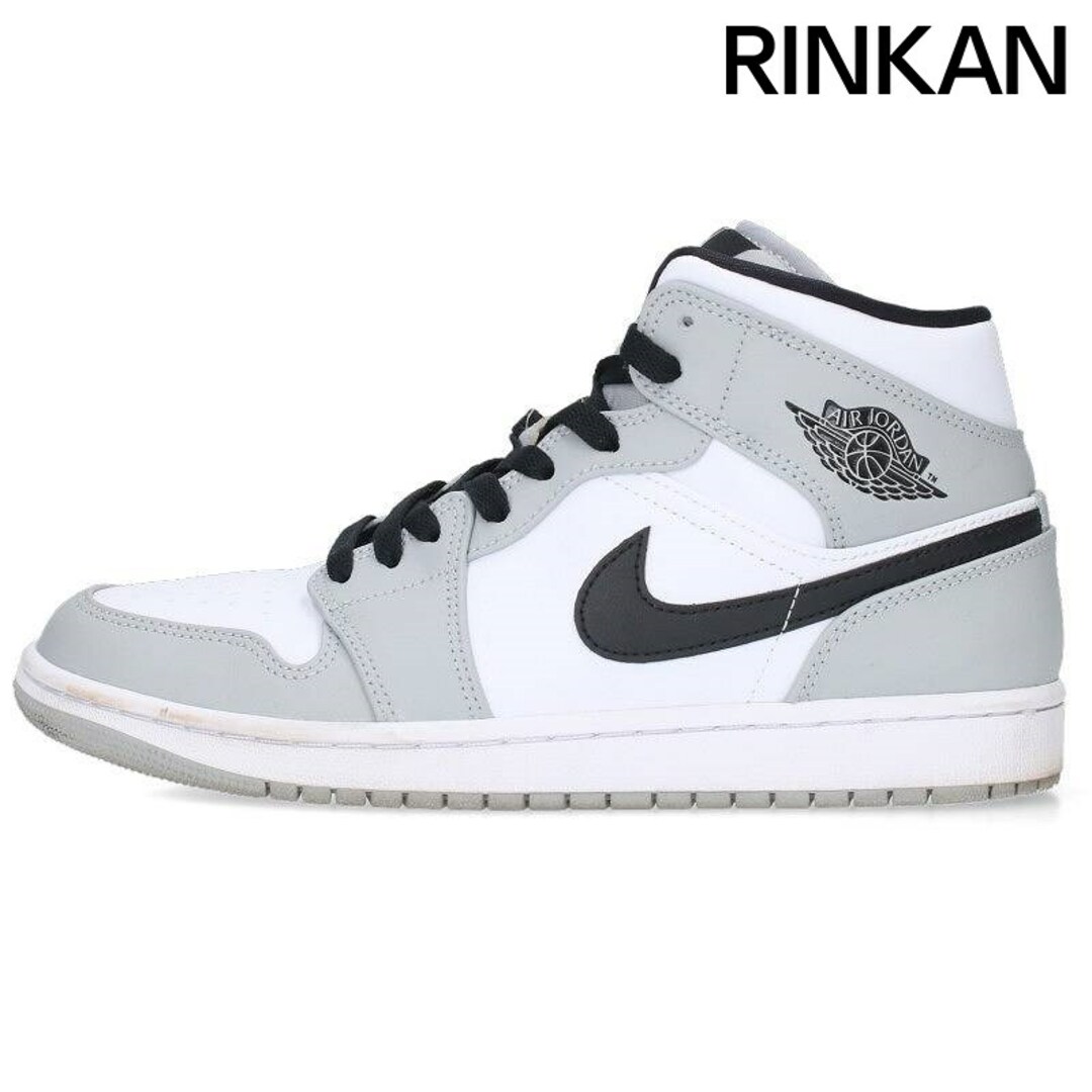 NIKE(ナイキ)のナイキ  AIR JORDAN 1 MID SMOKE GREY 554724-092 エアジョーダン1ミッドスモークグレースニーカー メンズ 26.5cm メンズの靴/シューズ(スニーカー)の商品写真