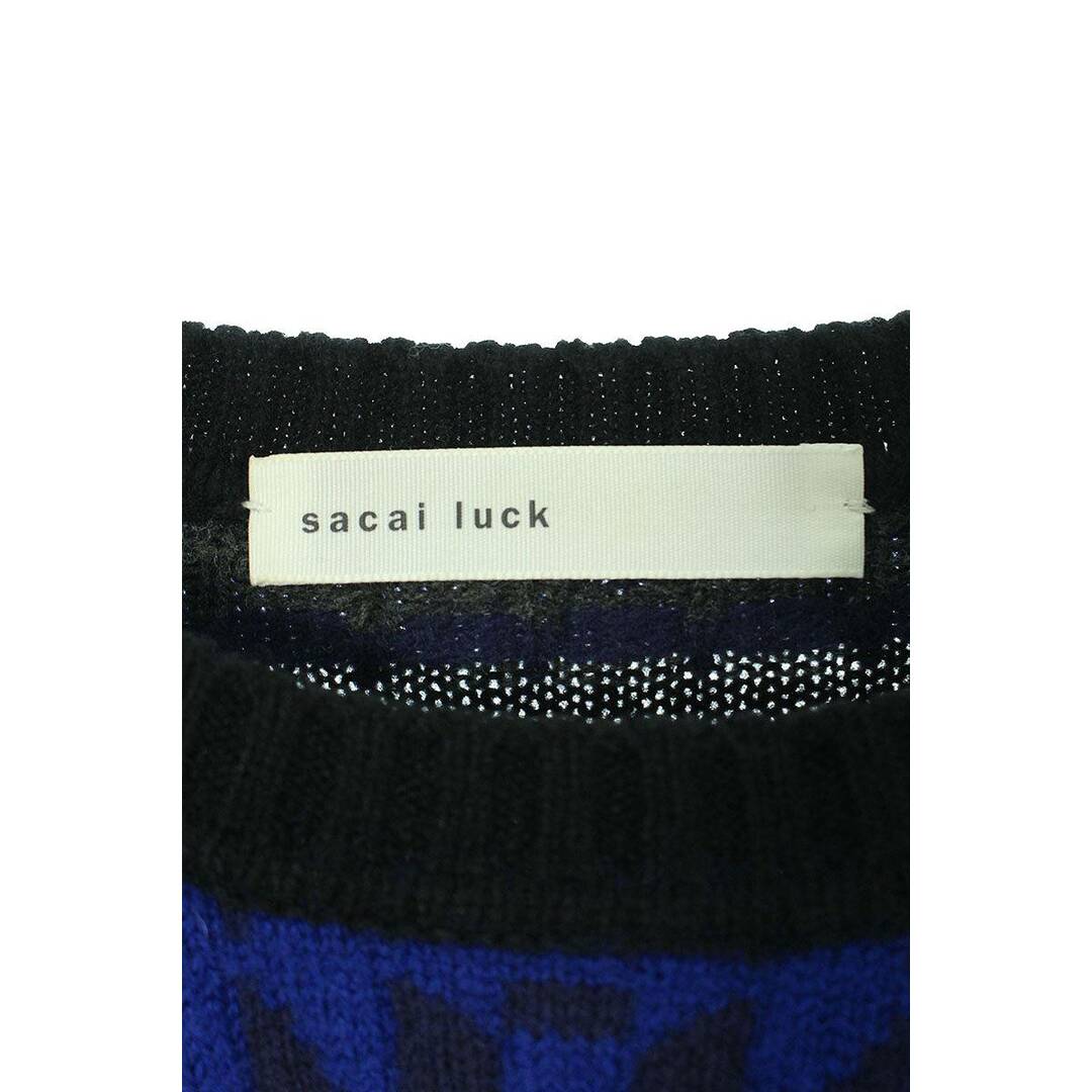 sacai luck(サカイラック)のサカイラック  14AWLU772 ネイティブ柄クルーネックニット レディース 1 レディースのトップス(ニット/セーター)の商品写真