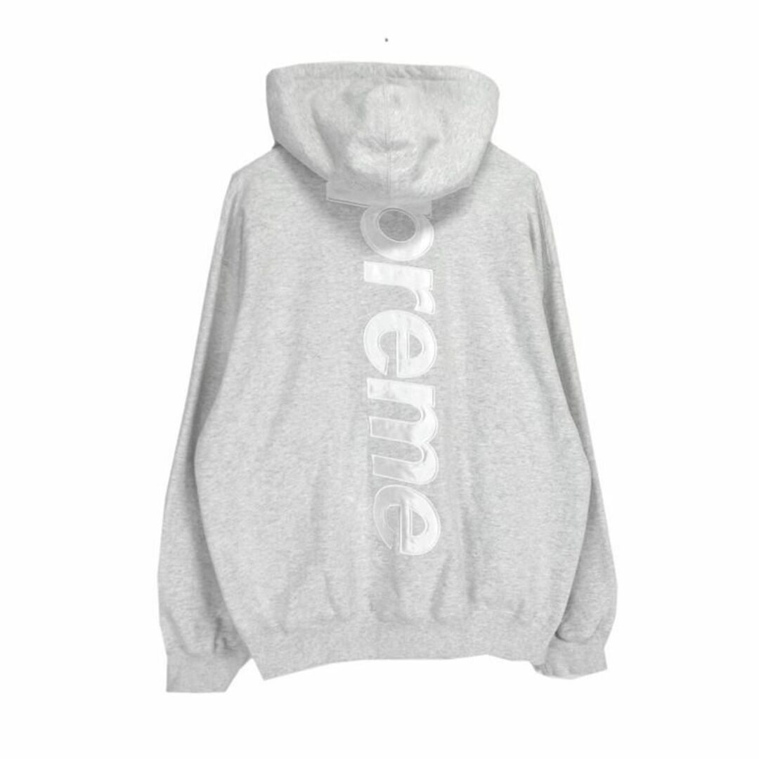 Supreme(シュプリーム)のシュプリーム Supreme ■ 23AW 【 Satin Applique Hooded Sweatshirt  】 サテン アップリケ ロゴ フーデッド スウェット パーカー f21280 メンズのトップス(パーカー)の商品写真