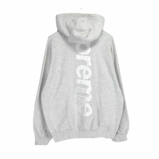 シュプリーム(Supreme)のシュプリーム Supreme ■ 23AW 【 Satin Applique Hooded Sweatshirt  】 サテン アップリケ ロゴ フーデッド スウェット パーカー f21280(パーカー)