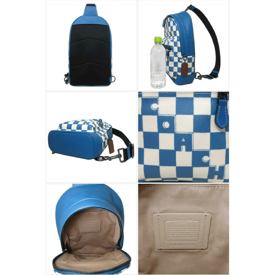 COACH(コーチ)のCOACH ボディーバッグ CR294 QBWEO (ブルージョイ×チョーク) メンズのバッグ(ボディーバッグ)の商品写真