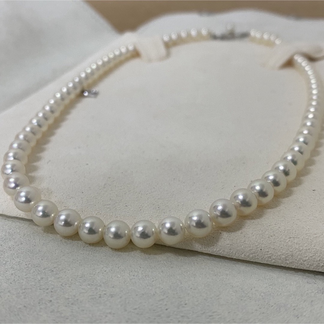 MIKIMOTO(ミキモト)の美品 MIKIMOTO ミキモト ベビーパール ネックレス SV ☆タサキ レディースのアクセサリー(ネックレス)の商品写真