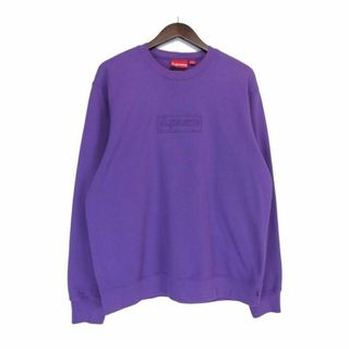 シュプリーム(Supreme)のシュプリーム Supreme ■ 22AW 【 CUT OUT LOGO CREW NECK 】 カット アウト ロゴ クルー ネック スウェット トレーナー 32362(スウェット)