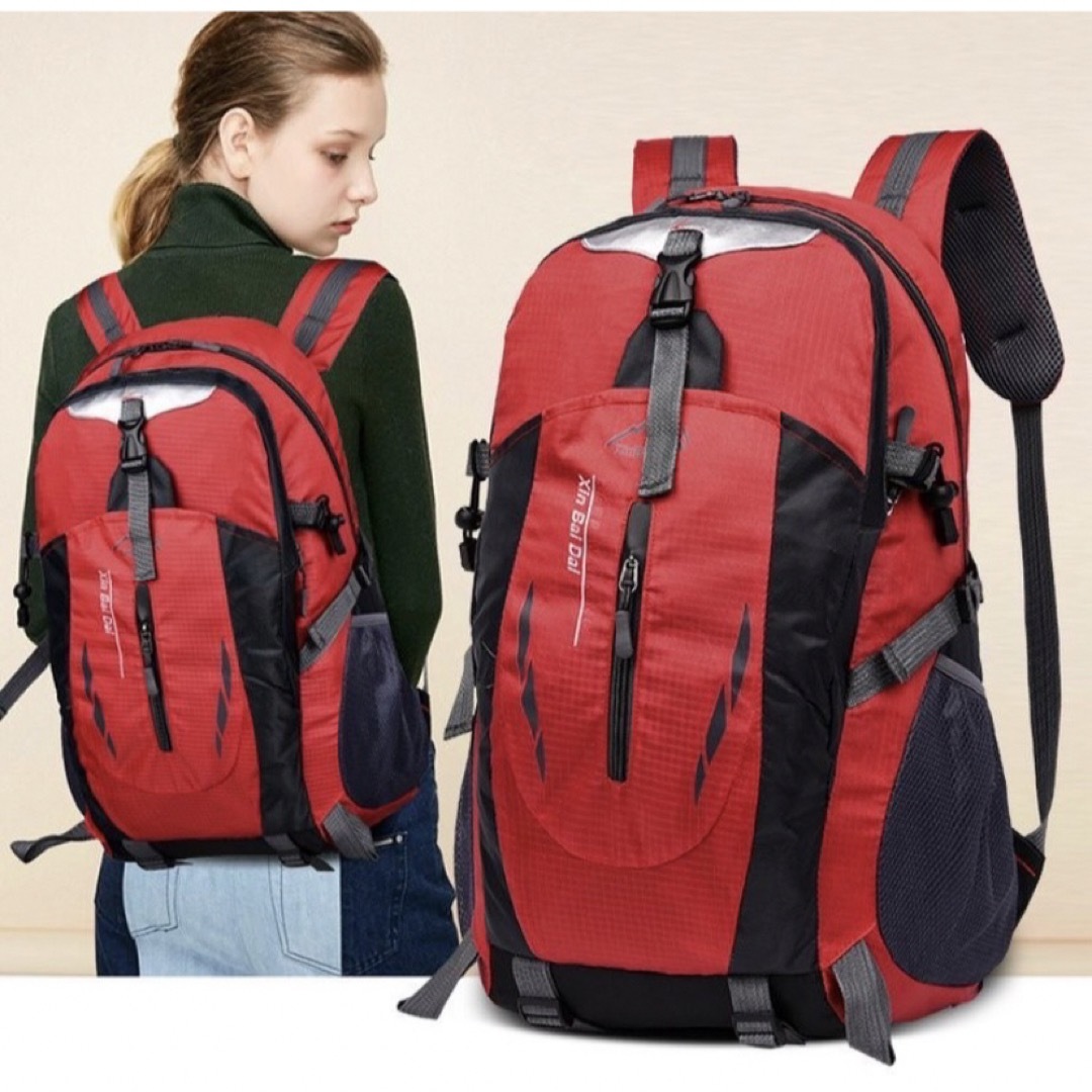 40ℓリュック　登山　大容量 軽量　アウトドア　ハイキング　防災　通学 キャンプ メンズのバッグ(バッグパック/リュック)の商品写真
