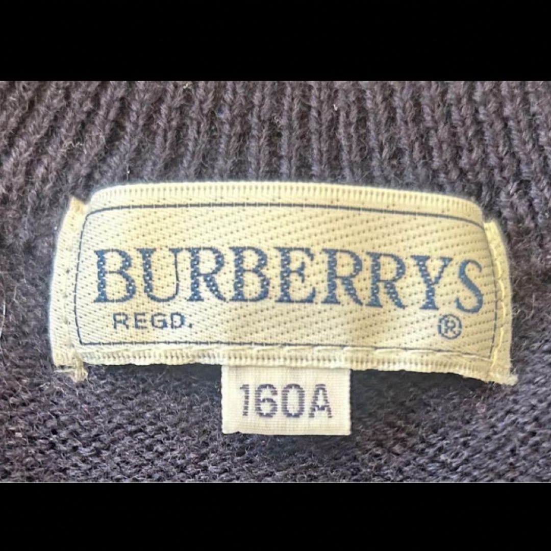 BURBERRY(バーバリー)のバーバリーＶネックセーター キッズ/ベビー/マタニティのキッズ服女の子用(90cm~)(ニット)の商品写真