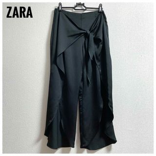 ザラ(ZARA)の新品未使用 ZARA カジュアルパンツ レディース ブラック(カジュアルパンツ)