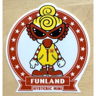 ヒステリックミニ(HYSTERIC MINI)のヒスミニ☆正規品☆新品☆ステッカー☆シール☆非売品☆スカル☆FUNLAND☆21(しおり/ステッカー)