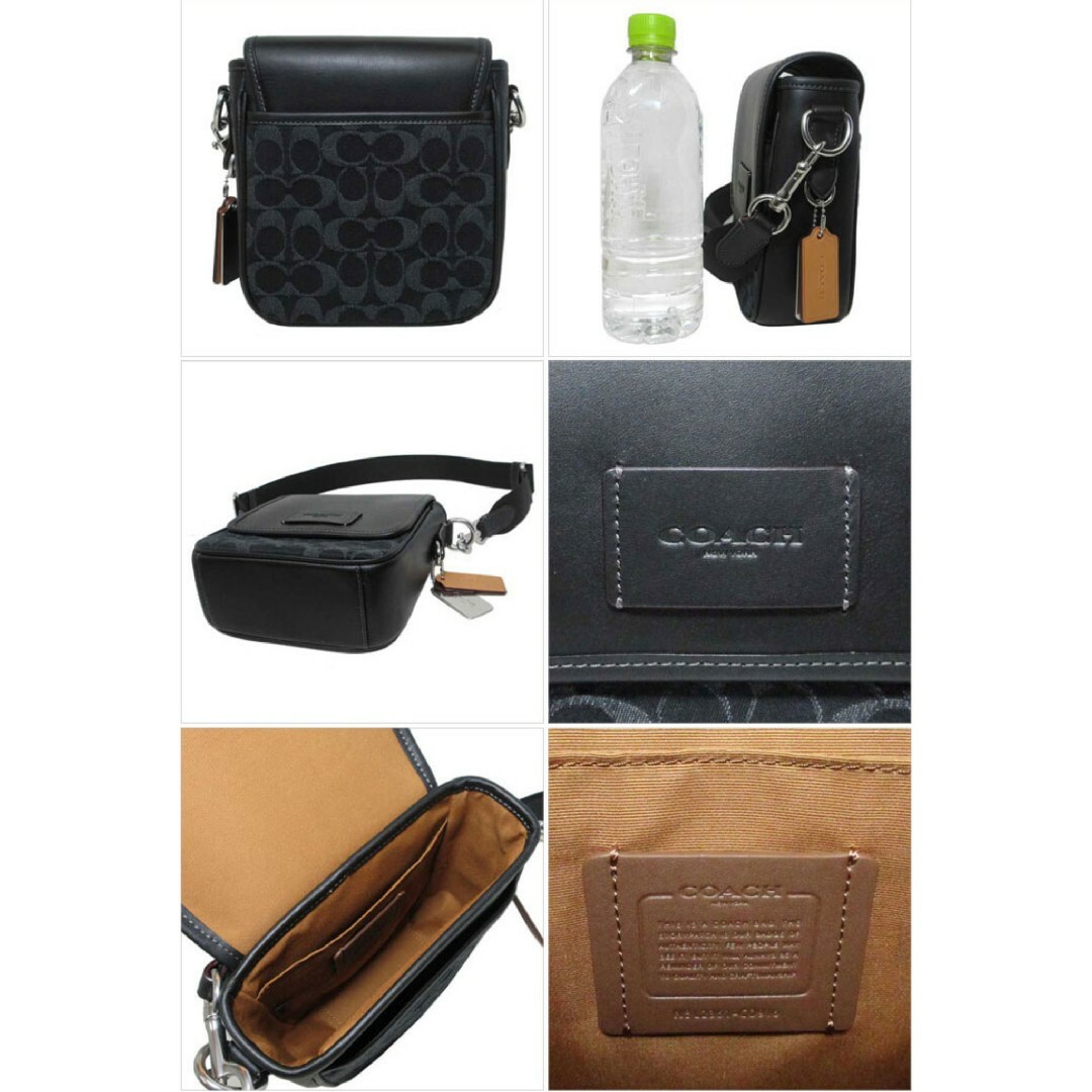 COACH(コーチ)のCOACH ショルダーバッグ CO916 SV/BK (ブラック) アウトレット メンズのバッグ(ショルダーバッグ)の商品写真