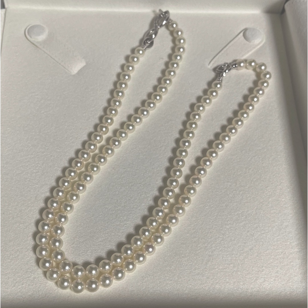 MIKIMOTO - 【超美品】ミキモトインフィニティパールネックレス MIKIMOTO - 【超美品】ミキモトインフィニティパールネックレス
