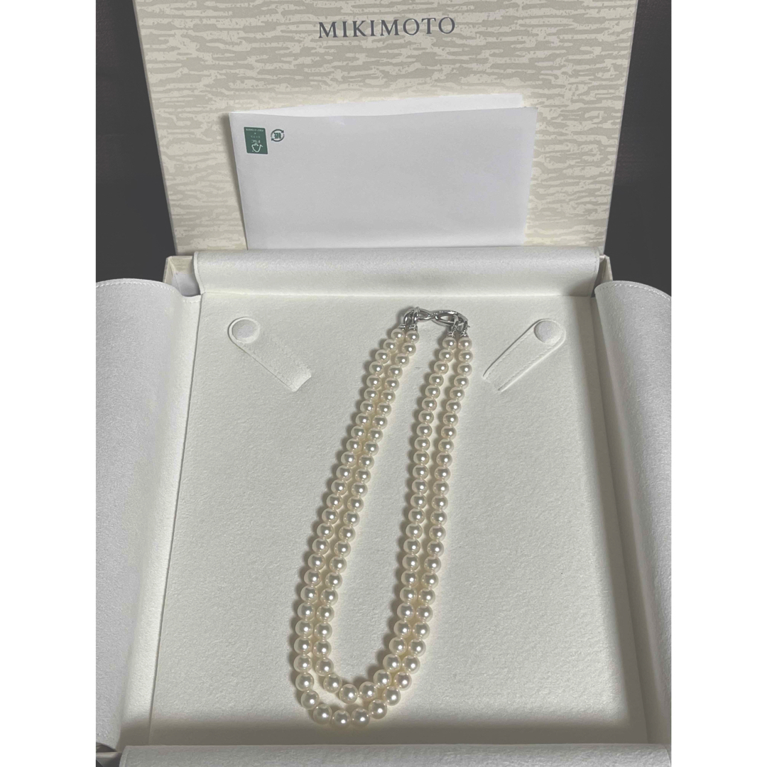 MIKIMOTO(ミキモト)の【超美品】ミキモトインフィニティパールネックレス3Way 6.5-7mmk18 レディースのアクセサリー(ネックレス)の商品写真