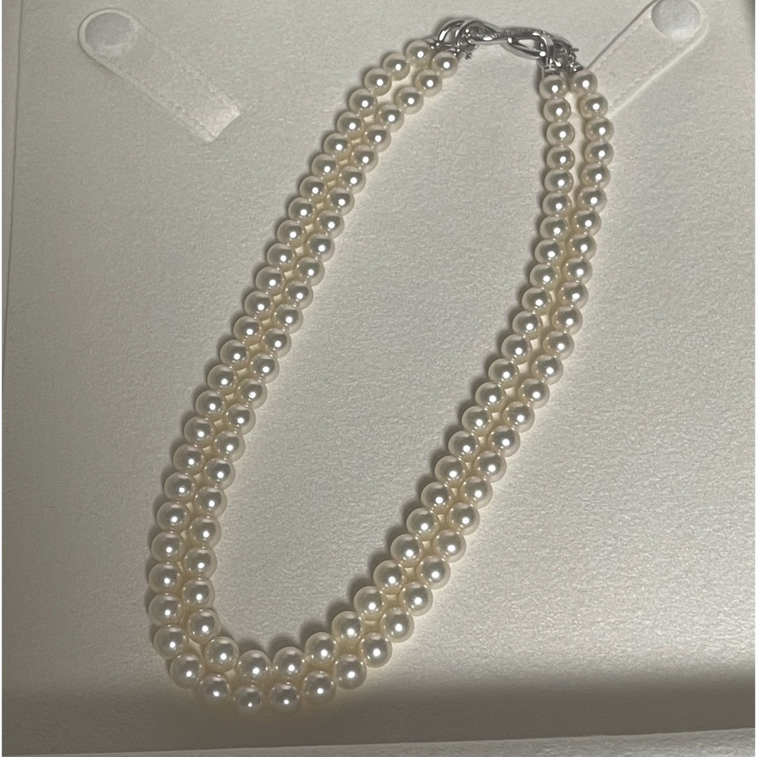 MIKIMOTO(ミキモト)の【超美品】ミキモトインフィニティパールネックレス3Way 6.5-7mmk18 レディースのアクセサリー(ネックレス)の商品写真