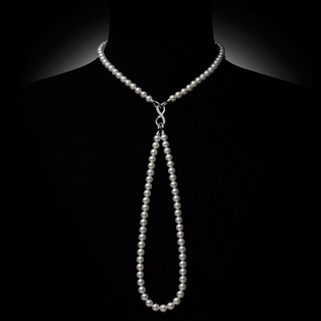 MIKIMOTO(ミキモト)の【超美品】ミキモトインフィニティパールネックレス3Way 6.5-7mmk18 レディースのアクセサリー(ネックレス)の商品写真