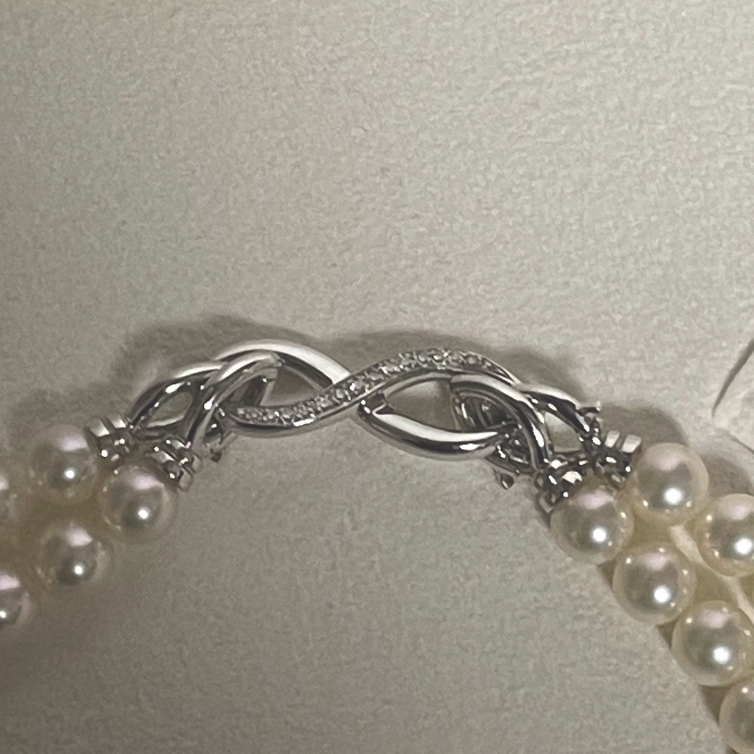 MIKIMOTO - 【超美品】ミキモトインフィニティパールネックレス MIKIMOTO - 【超美品】ミキモトインフィニティパールネックレス