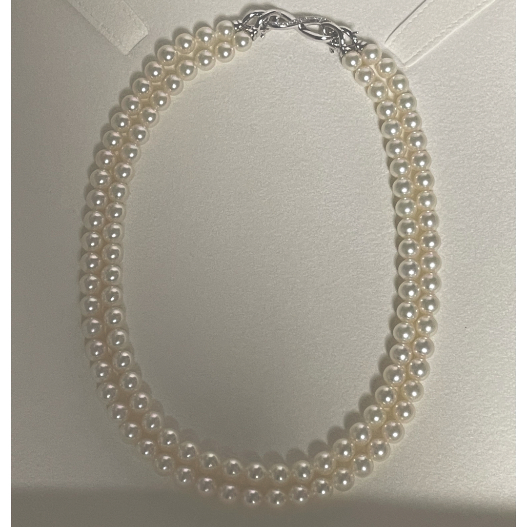 MIKIMOTO(ミキモト)の【超美品】ミキモトインフィニティパールネックレス3Way 6.5-7mmk18 レディースのアクセサリー(ネックレス)の商品写真