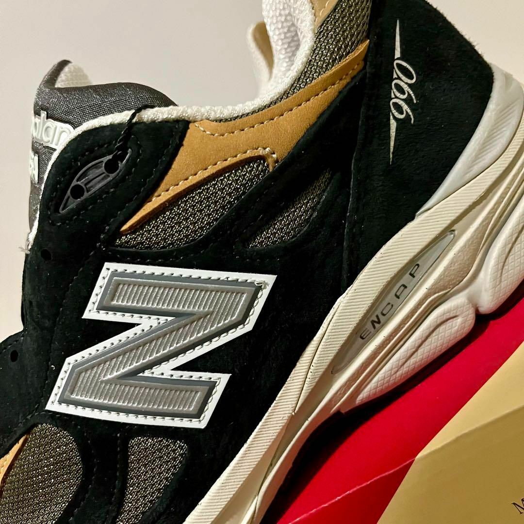 New Balance(ニューバランス)の【新品29cm】New Balance 990V3 "Black Tan" メンズの靴/シューズ(スニーカー)の商品写真