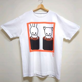 CUNE - ★CUNE XL うさぎ 2倍 200% プリント Tシャツ