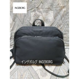 インゲボルグ(INGEBORG)のインゲボルグ INGEBORG 本革コンビ/リュックバッグ(リュック/バックパック)