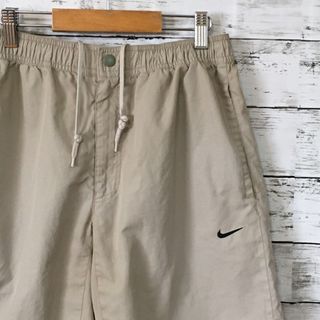 ナイキ(NIKE)の【人気】ナイキ NIKE ポリ パンツ S メンズ ベージュ ロゴ アウトドア(その他)