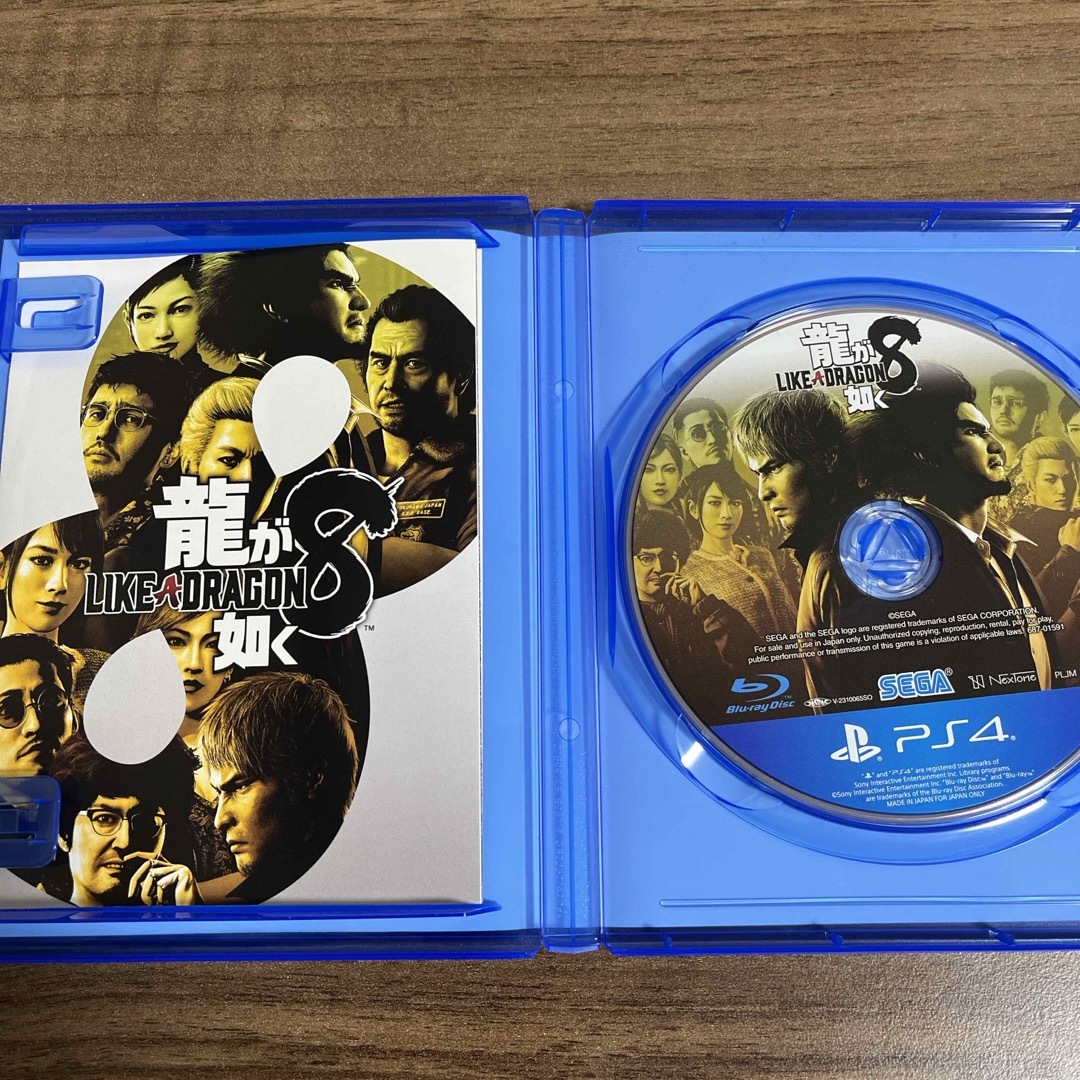 PlayStation4(プレイステーション4)の龍が如く8  PS4 エンタメ/ホビーのゲームソフト/ゲーム機本体(家庭用ゲームソフト)の商品写真