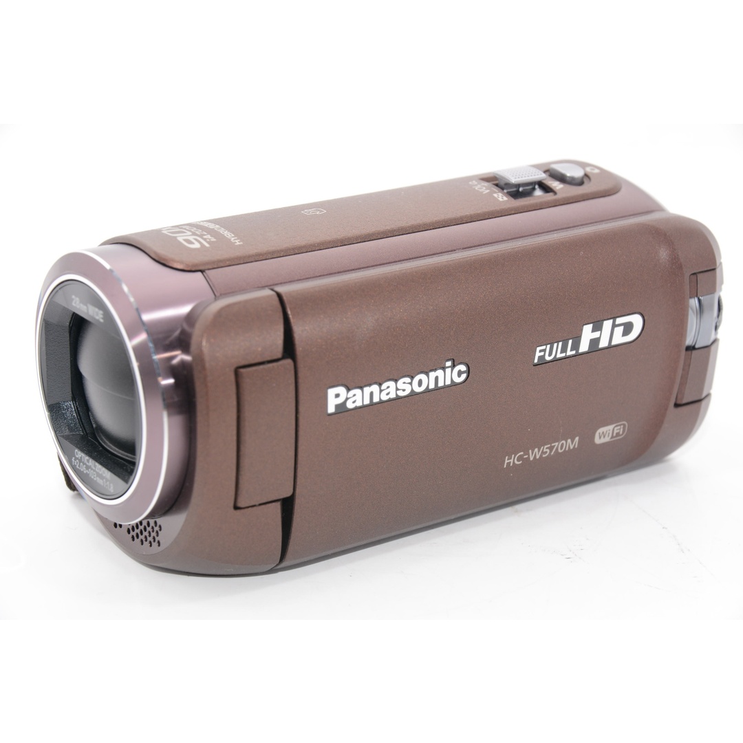 【外観特上級】パナソニック HDビデオカメラ W570M ワイプ撮り 90倍ズーム ブラウン HC-W570M-T スマホ/家電/カメラのカメラ(ビデオカメラ)の商品写真