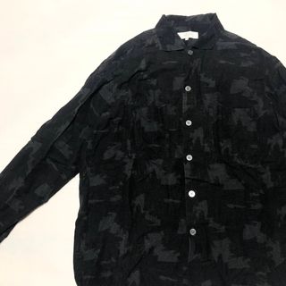 ビームス(BEAMS)の【極美品】B:MINGビームス オーバーサイズリネンレーヨンシャツ M シャドー(シャツ)