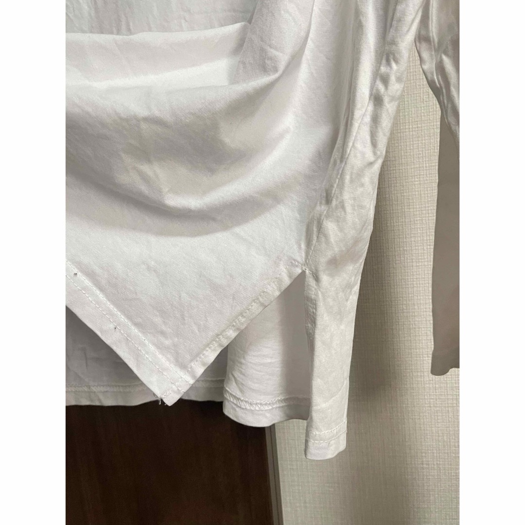 SHEIN(シーイン)のロンＴ / ホワイト レディースのトップス(Tシャツ(長袖/七分))の商品写真