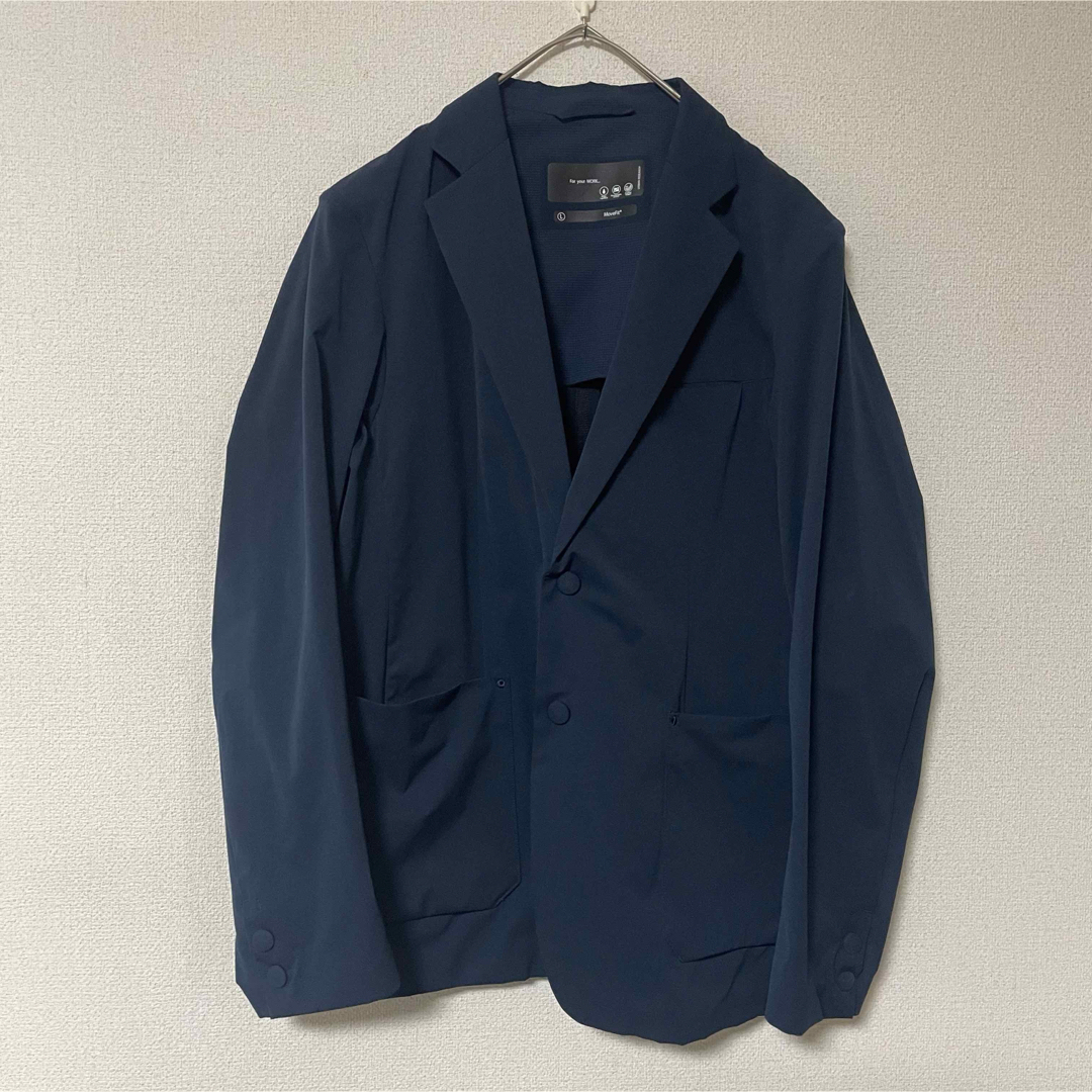 URBAN RESEARCH(アーバンリサーチ)の【超希少品】URBAN RESEARCH Move Fit セットアップ　紺　L メンズのトップス(その他)の商品写真