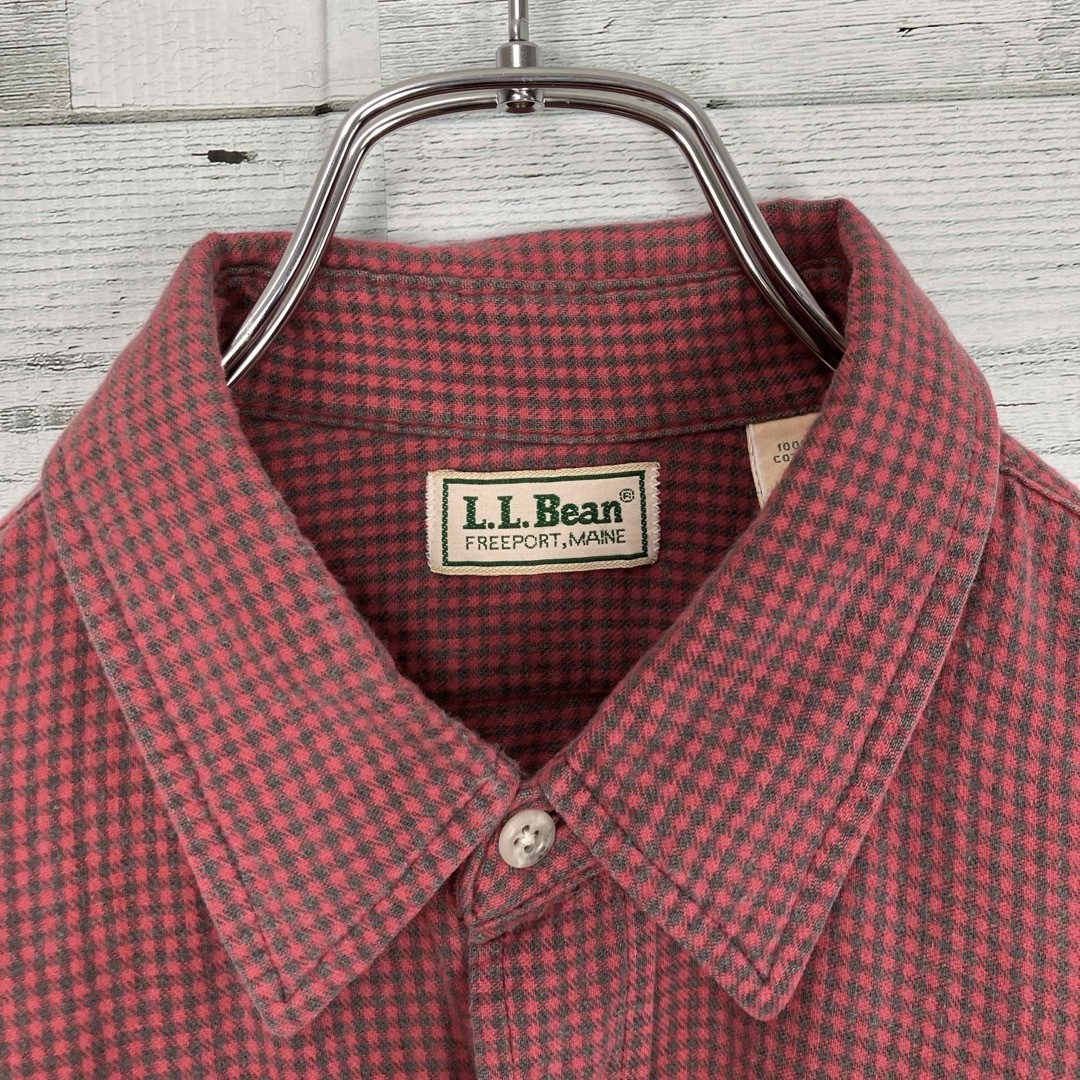 L.L.Bean(エルエルビーン)のL.L.Bean エルエルビーン 90s 90年代 チェック コットンシャツ メンズのトップス(シャツ)の商品写真