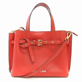 マイケルコース(Michael Kors)のマイケルコース 美品 2WAY ハンドバッグ ショルダー レザー 赤 (ハンドバッグ)