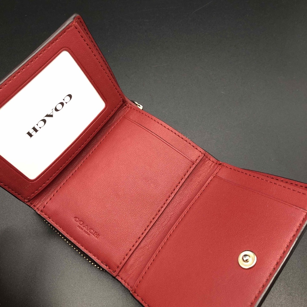 COACH(コーチ)の即決 COACH コーチ 三つ折り財布 ミニ財布 7331 レディースのファッション小物(財布)の商品写真