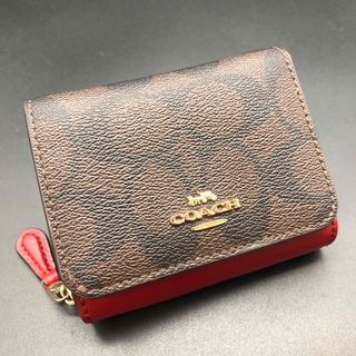 コーチ(COACH)の即決 COACH コーチ 三つ折り財布 ミニ財布 7331(財布)