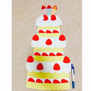 壁面飾り 幼稚園 ケーキ(型紙/パターン)
