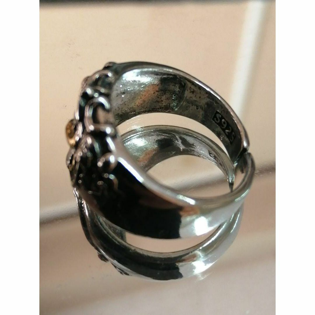 【R200】リング メンズ シルバー アクセサリー レトロ  指輪 18号 レディースのアクセサリー(リング(指輪))の商品写真