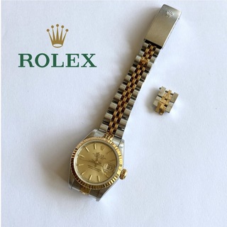 ROLEX - 美品　ロレックス　DATEJUST デイトジャスト　レディース　ゴールド　コンビ