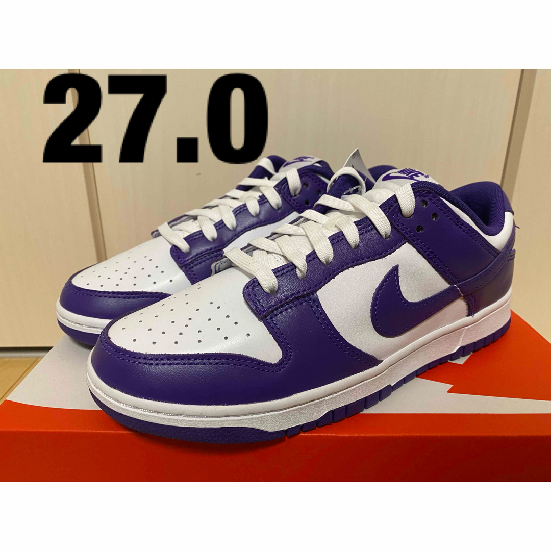 NIKE(ナイキ)のNike Dunk Low Court Purple 27.0㎝ メンズの靴/シューズ(スニーカー)の商品写真