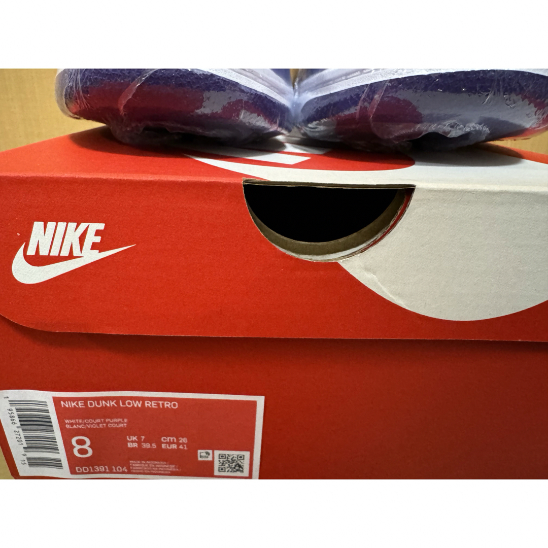NIKE(ナイキ)のNike Dunk Low Retro ChampionCourt Purple メンズの靴/シューズ(スニーカー)の商品写真