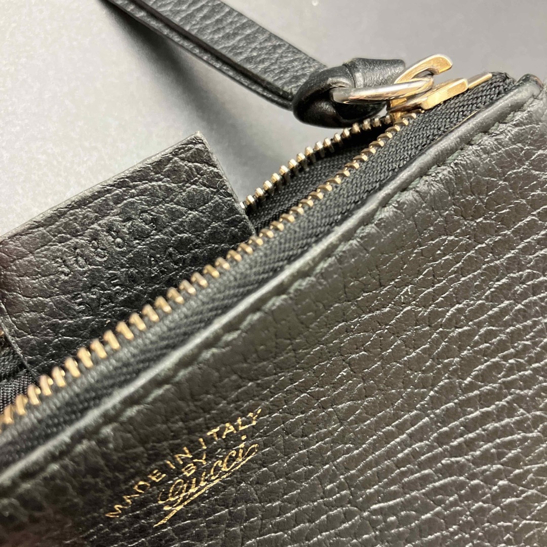 Gucci(グッチ)の即決 GUCCI グッチ コインケース 小銭入れ ブラック メンズのファッション小物(コインケース/小銭入れ)の商品写真