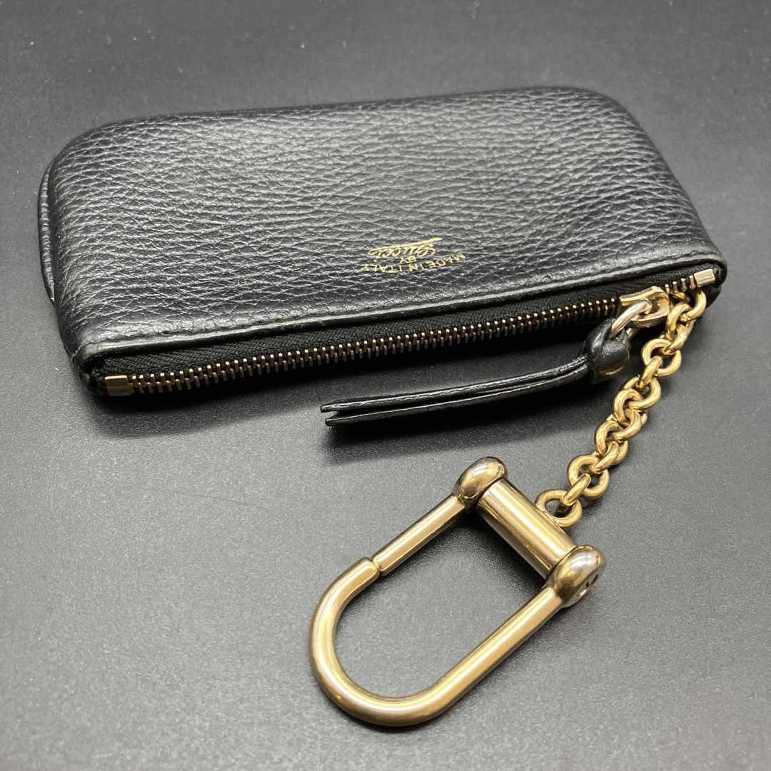 Gucci(グッチ)の即決 GUCCI グッチ コインケース 小銭入れ ブラック メンズのファッション小物(コインケース/小銭入れ)の商品写真