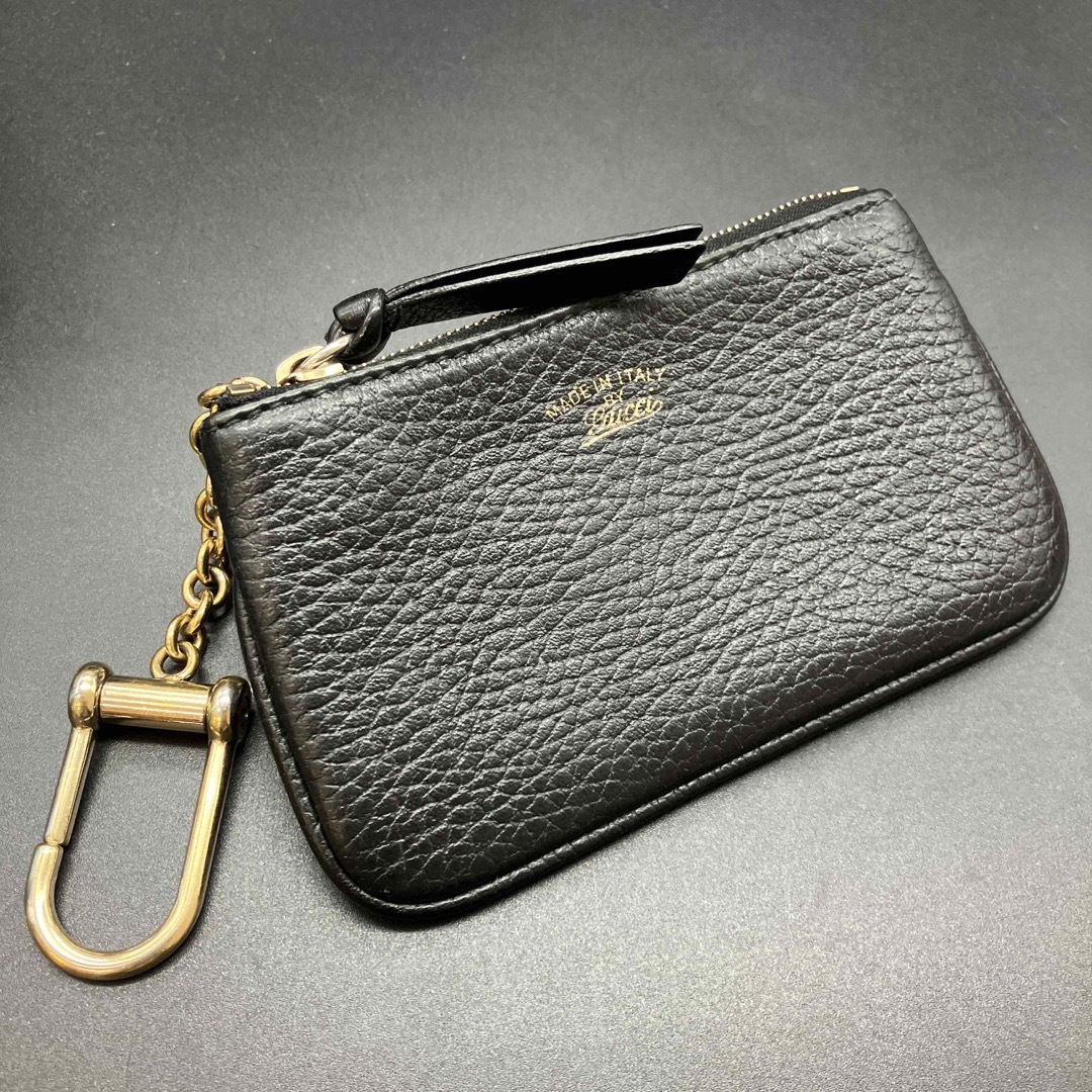 Gucci(グッチ)の即決 GUCCI グッチ コインケース 小銭入れ ブラック メンズのファッション小物(コインケース/小銭入れ)の商品写真