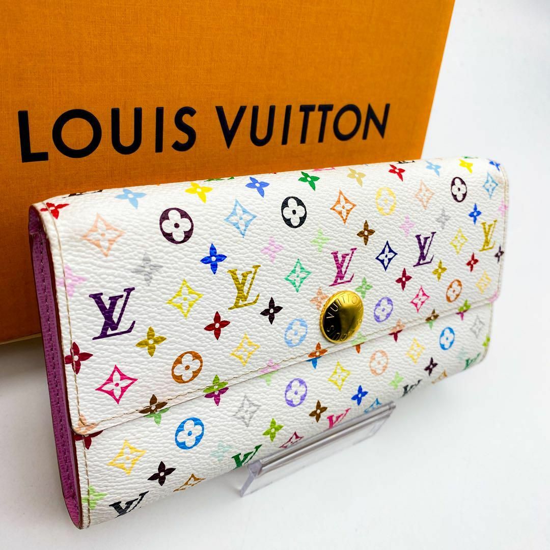 LOUIS VUITTON(ルイヴィトン)の✨ほぼ新品✨　ルイヴィトン　モノグラム　マルチカラー　ポルトフォイユ　サラ　02 レディースのファッション小物(財布)の商品写真