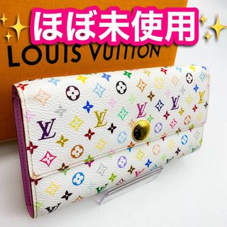 ルイヴィトン(LOUIS VUITTON)の✨ほぼ新品✨　ルイヴィトン　モノグラム　マルチカラー　ポルトフォイユ　サラ　02(財布)