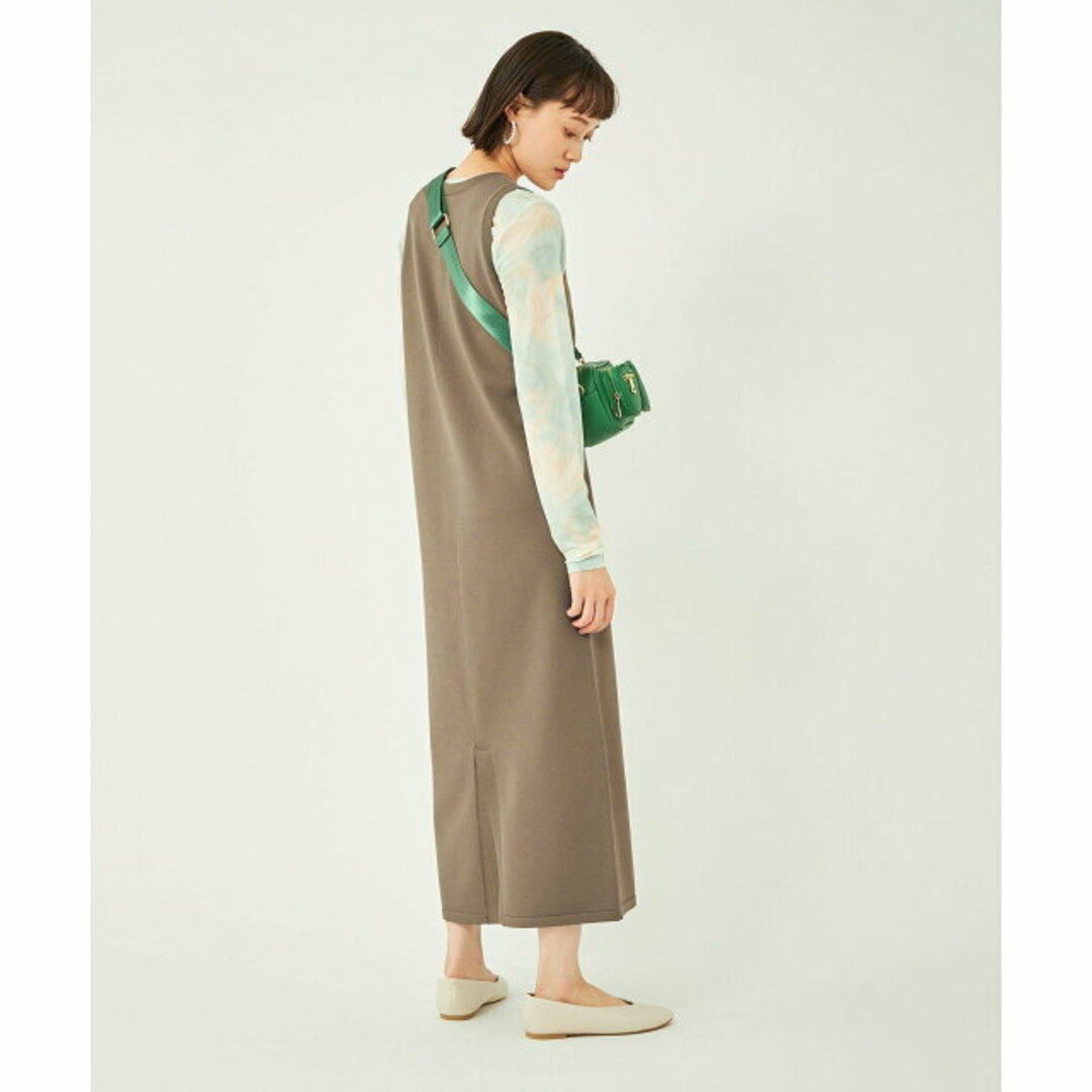 UNITED ARROWS green label relaxing(ユナイテッドアローズグリーンレーベルリラクシング)の【OLIVE】【FREE】アメスリ ニット ワンピース -ウォッシャブル- レディースのワンピース(ロングワンピース/マキシワンピース)の商品写真