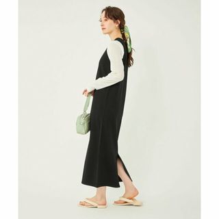 ユナイテッドアローズグリーンレーベルリラクシング(UNITED ARROWS green label relaxing)の【BLACK】アメスリ ニット ワンピース -ウォッシャブル-(ロングワンピース/マキシワンピース)