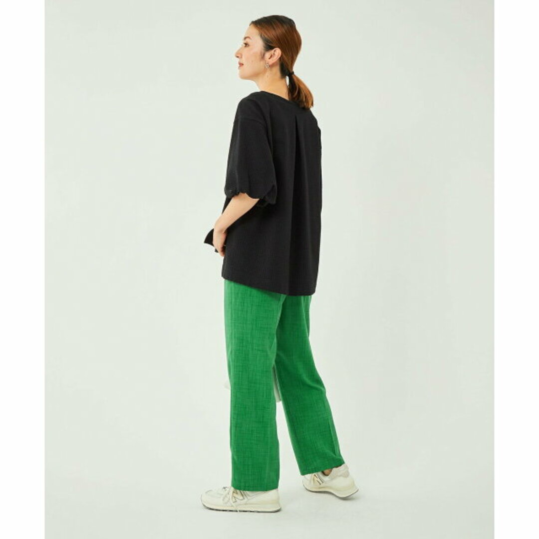 UNITED ARROWS green label relaxing(ユナイテッドアローズグリーンレーベルリラクシング)の【KELLY】【S(36)】リネンライク ベイカー パンツ -接触冷感・吸水速乾・UVカット・防シワ・マシンウォッシャブル- レディースのパンツ(その他)の商品写真