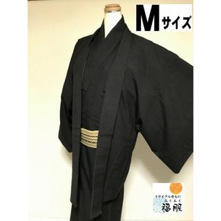 【中古】 羽織 男物 ウール こげ茶無地 裄67 Mサイズ (着物)