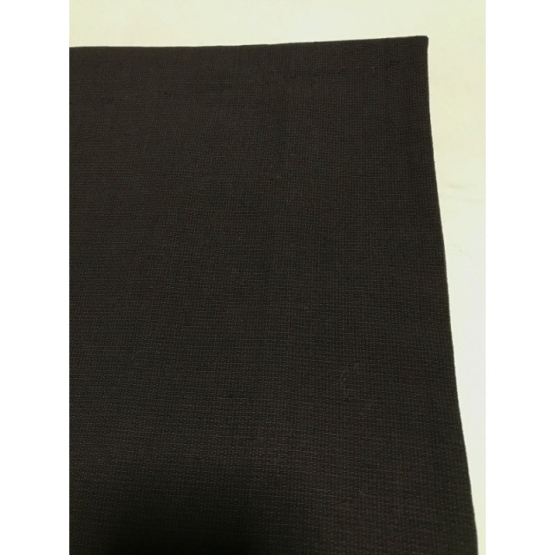 【中古】 ウール 男物 こげ茶無地 単衣着物 裄68 Mサイズ  メンズの水着/浴衣(着物)の商品写真