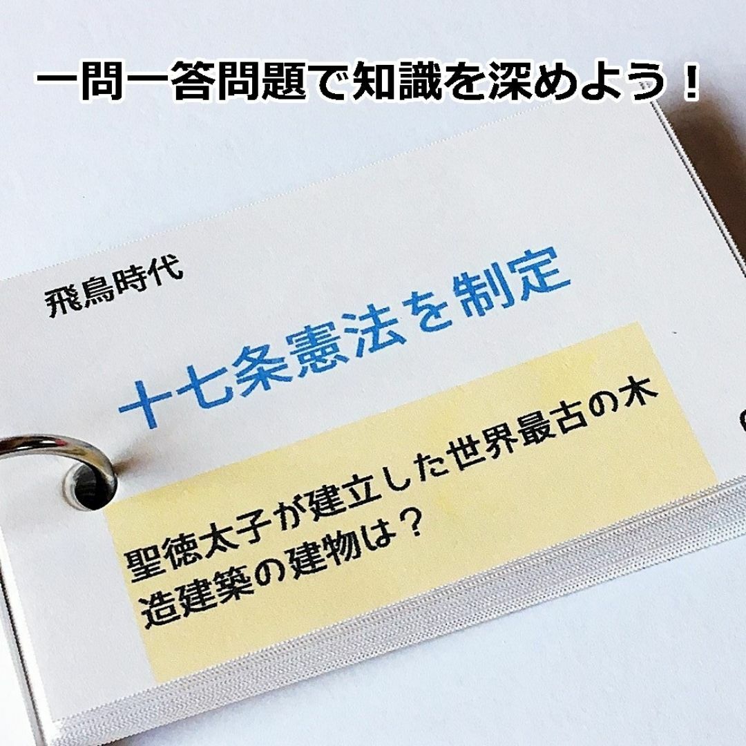 【058】社会　歴史年号ごろ合わせ暗記カードセット　中学受験　中学入試　高校受験 エンタメ/ホビーの本(語学/参考書)の商品写真