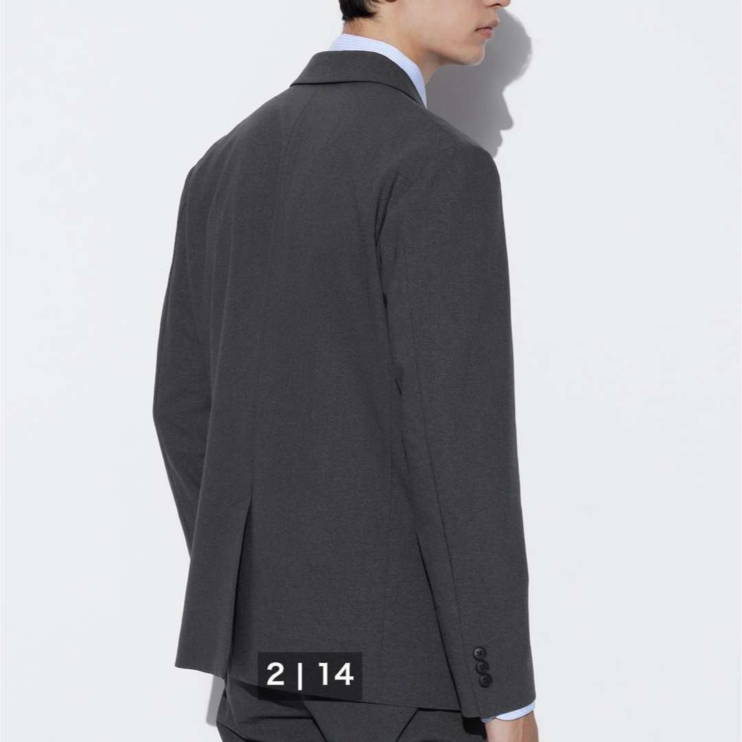 UNIQLO(ユニクロ)のUNIQLO感動ジャケット&パンツ2WAYストレッチ（丈76cm）XS メンズのスーツ(セットアップ)の商品写真