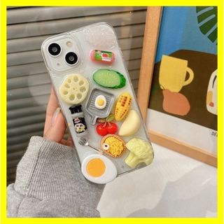 "iPhone１５ promax 対応"　立体野菜　携帯カバー